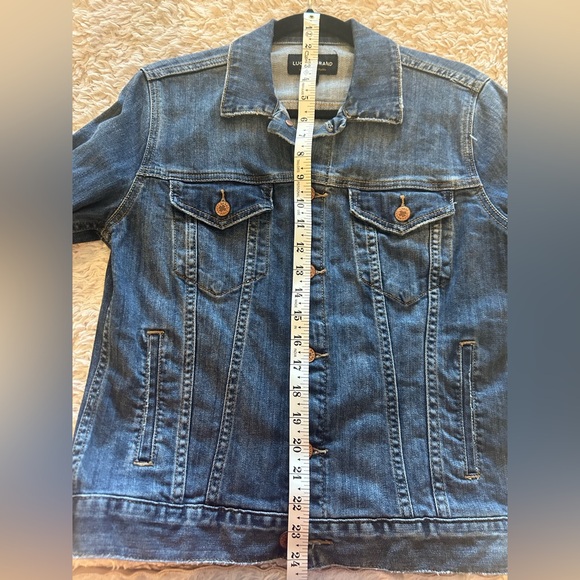 Lucky Brand Blue Denim Jacket with Buttons and Pockets in Size S - Picture 5 of 5